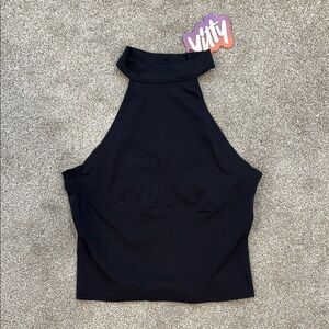 NWT Yitty Butter Butter Mock Neck Halter